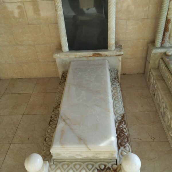 سنگ مزار مرمر یاقوت نشان ،سنگ قبر لاکچری کد70